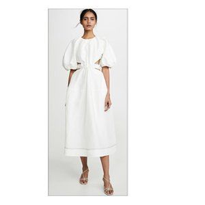 Aje Mimosa Cutout Midi Dress